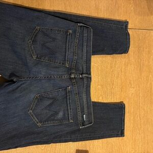 MOTHER Women’s Deep Indigo Straight Jeans